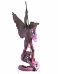 Clay model of St. Michael