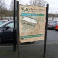 Broken info board  Lochside  car park