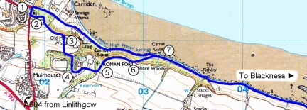 170 Carriden Woods and Blackness Castle