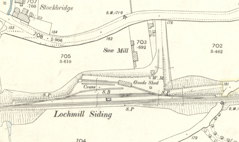 Map 13. Lochmill Goods Yd