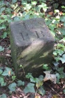 The only remaining original boundary stone