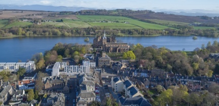 1.03 Arial view of Linlithgow