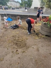 Linlithgow Flyers Netball Club Clean Up 190722 10