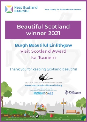 Visit Scotland Award for Tourism 2021