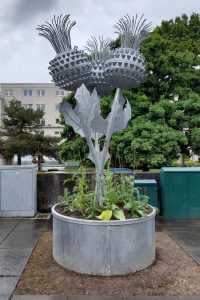 Thistles sculpture